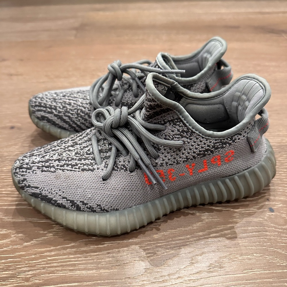 Yeezy Boost 350 V2 Gray and Black Sneakers